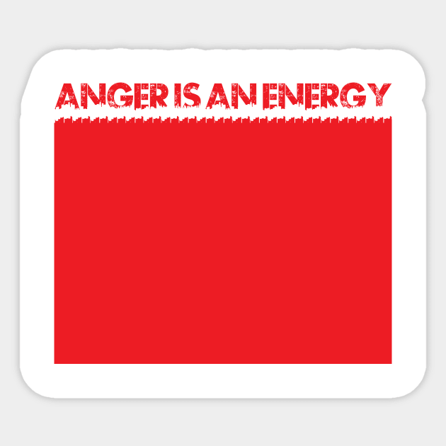 Anger is an energy Sticker by SkateAnansi